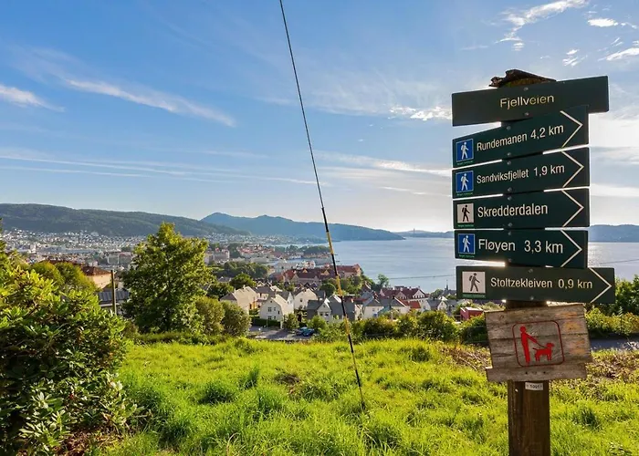 Leilighet Top-floor W/great View Bergen